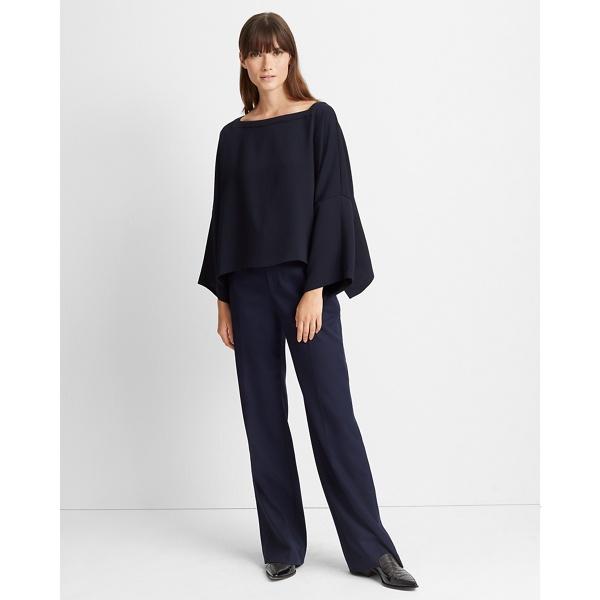 Club Monaco Navy Square Neck Top