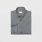 Club Monaco Color Grey Slim Brushed Jasp Shirt