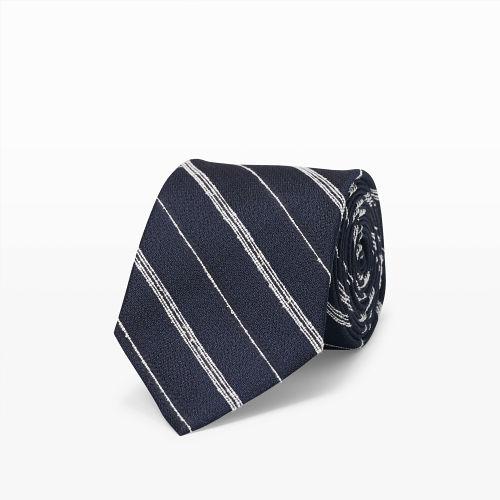 Club Monaco Color Blue Slub Stripe Tie