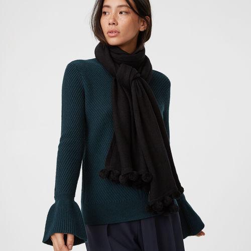 Club Monaco Color Black Centie Scarf