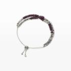 Club Monaco Color Purple Mixed-stone Wrap Bracelet