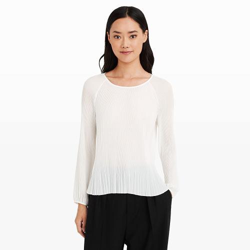 Club Monaco Color White Lloyed Top