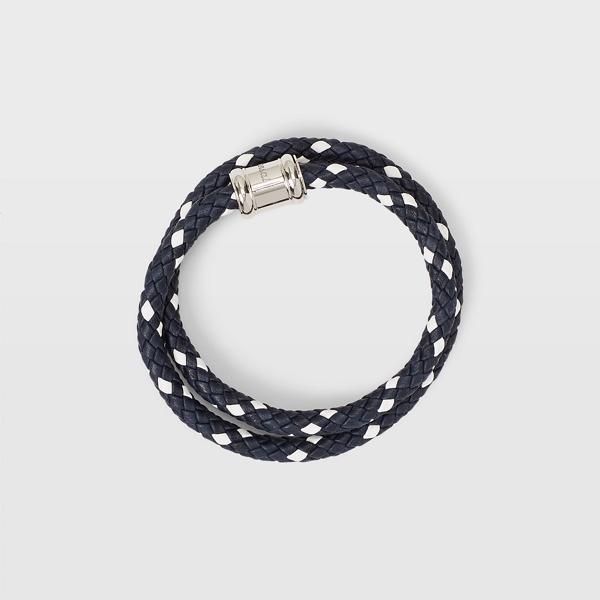 Club Monaco Navy/white Miansai Two-tone Bracelet
