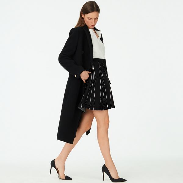 Club Monaco Black Plunetta Skirt