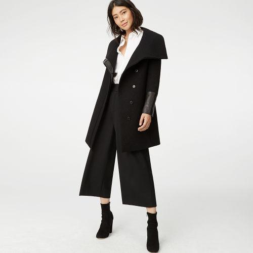 Club Monaco Color Black Eldise Coat