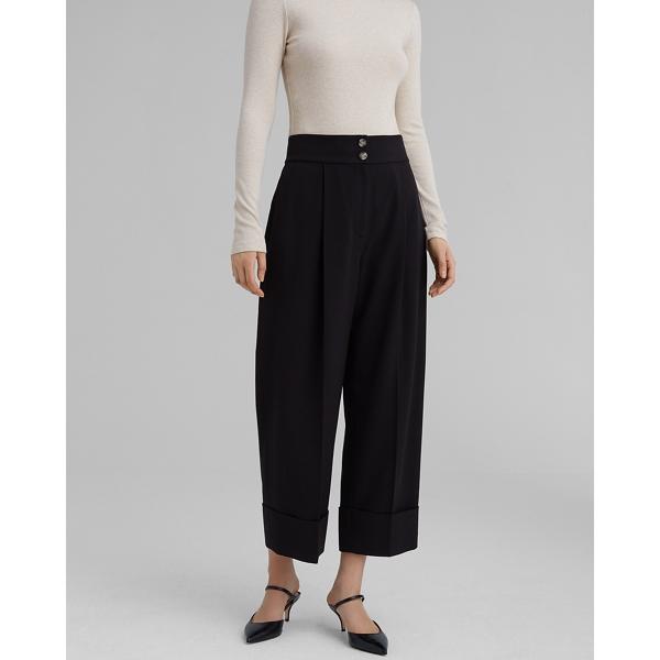 Club Monaco Pleated High Rise Pants