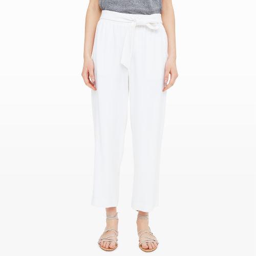 Club Monaco Color White Lyndora Tie Pant