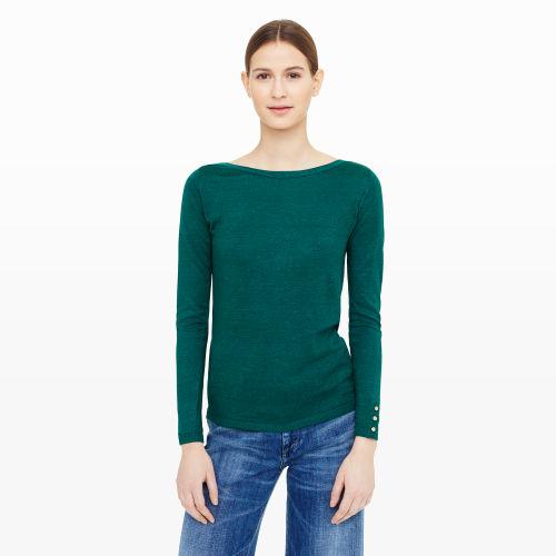 Club Monaco Color Mint Julep Lana Button Sweater