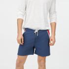 Club Monaco Color Blue Solid & Striped Board Short