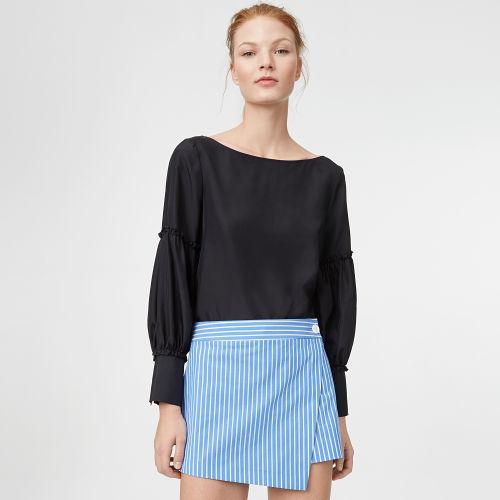 Club Monaco Color French Blue/white Emersohn Skort
