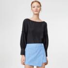 Club Monaco Color French Blue/white Emersohn Skort