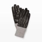 Club Monaco Lorena Knit Cuff Glove In Size S