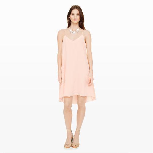 Club Monaco Color Pink Briana Silk Dress