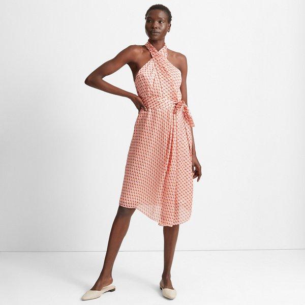 Club Monaco Pink Multi Bizbee Dress