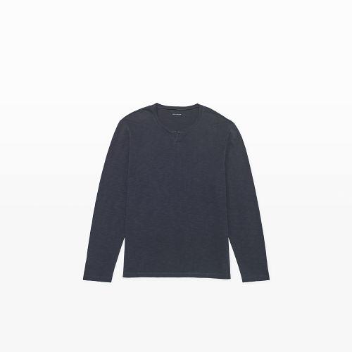 Club Monaco Long-sleeve Slub Split Tee