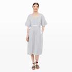 Club Monaco Color Grey Natural Orabella Side-tie Dress