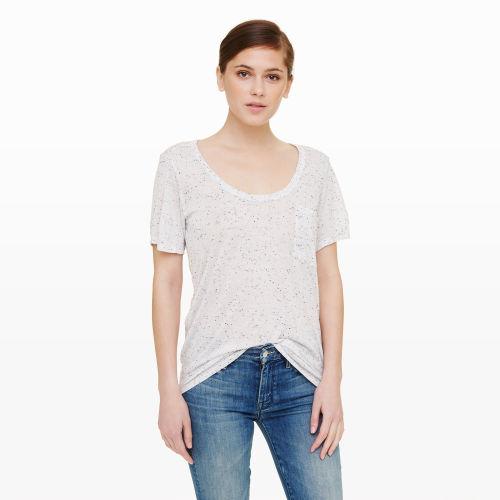 Club Monaco Color Grey/black/multi Kari Slub Tee