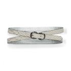 Club Monaco Color White Snake Ava Belt