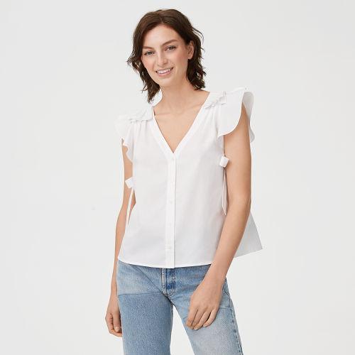 Club Monaco Color White Stonli Shirt
