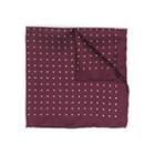 Club Monaco Color Pink Contrast Dot Pocket Square In Size One Size