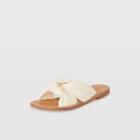 Club Monaco Color White Soludos Knotted Slide