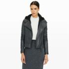 Club Monaco Color Grey Mackage Dalena Leather Jacket In Size Xs