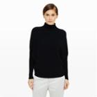 Ib Color Black Emma Ribbed Cashmere Sweater