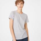 Club Monaco Grey/white Leary Tee