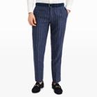 Club Monaco Color Blue Sutton Stripe Dress Pant