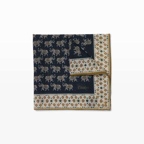 Club Monaco Drake's Elephant Pocket Square