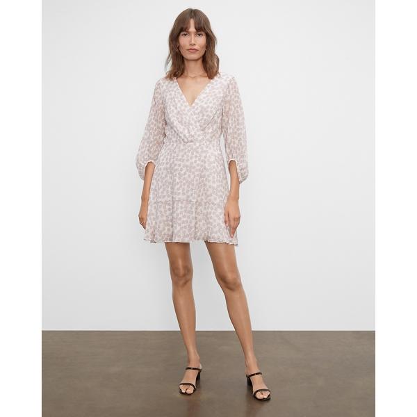 Club Monaco Short Wrap Mini Dress