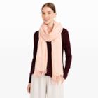 Club Monaco Color Pink Florem Lurex Stripe Scarf