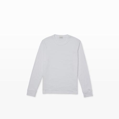 Club Monaco Color White Long-sleeve Solid Crew