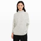 Ib Color Grey Emma Ribbed Cashmere Sweater
