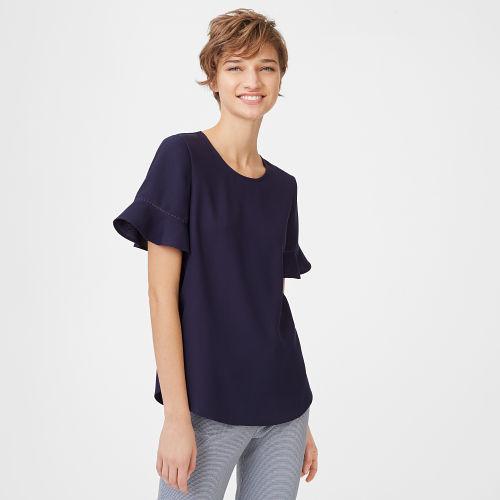Club Monaco Color Blue Florenziea Top