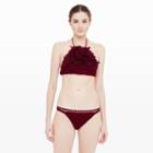 Club Monaco Color Purple Suboo Castaway Crochet Top