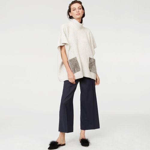 Club Monaco Color White Linnea Cashmere Pullover