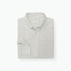 Club Monaco Color White Slim-fit Stitch Stripe Shirt