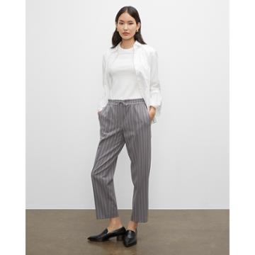 Club Monaco Pinstriped Tailored Joggers