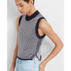 Club Monaco Two-tone Waffle Tank