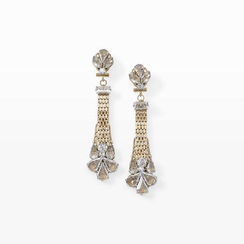 Rada Color Gold Rada Snake Drop Earrings