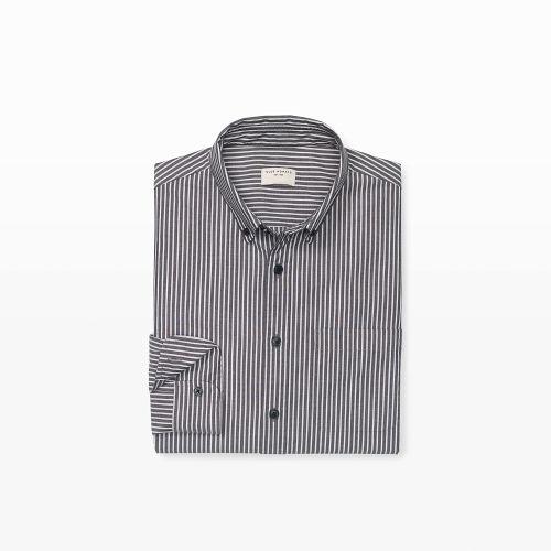 Club Monaco Color Victorian Rose Slim Sporty Stripe Shirt