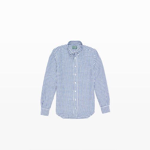 Club Monaco Color Blue Gitman Check Oxford