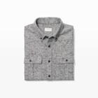 Club Monaco Color Grey Slim Pocket Donegal Shirt