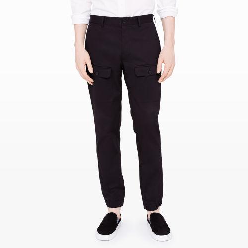 Club Monaco Color Tan Seth Military Patch Jogger In Size 34x34