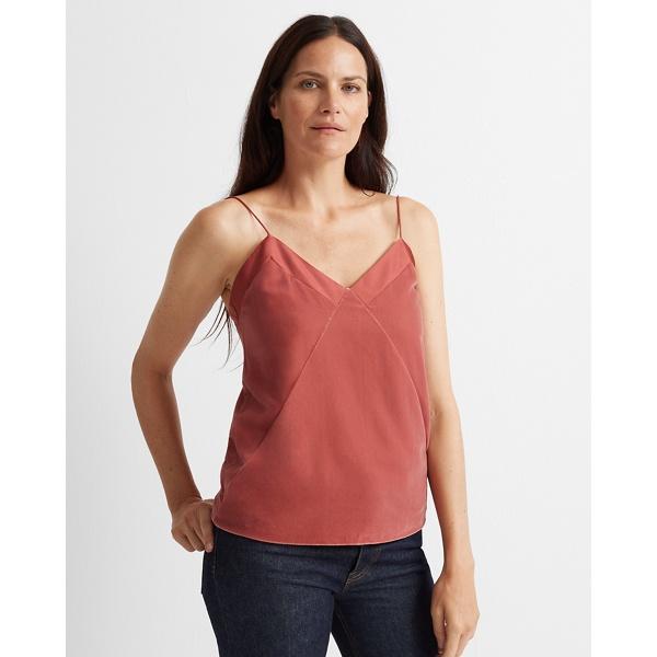 Club Monaco Rose Velvet Combo Camisole