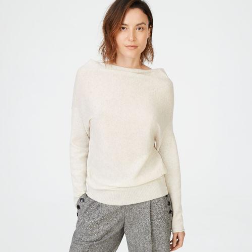 Club Monaco Color White Adorelli Cashmere Sweater