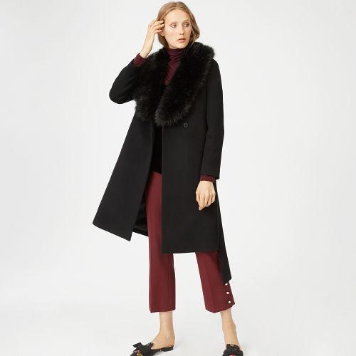Club Monaco Color Black Lenoria Coat