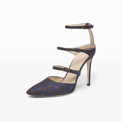 Club Monaco Color Blue Meradyth Jacquard Pump