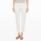 Club Monaco Color White Ali Textured Crop Pant